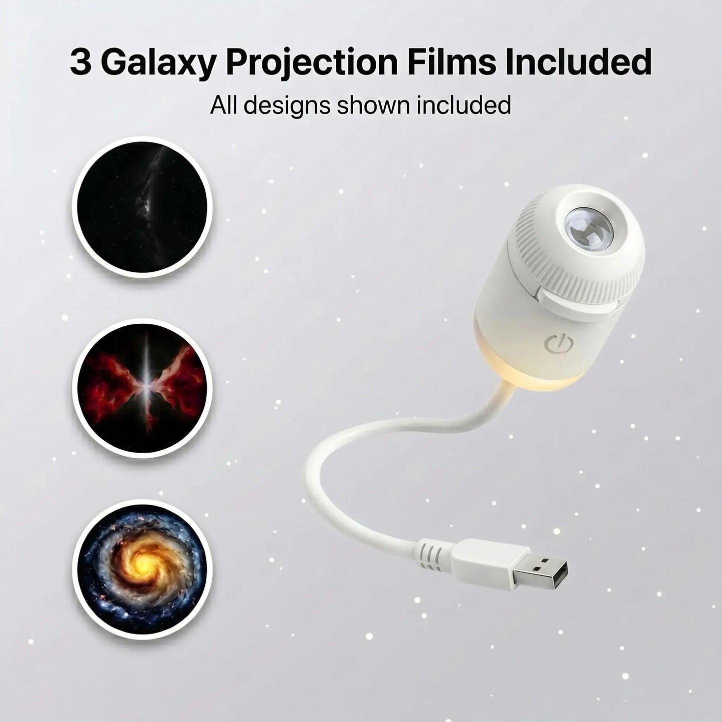 LED Galaxy Ceiling Projector – Starry Night Light