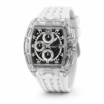 Naviforce Transparent Square Case Watch