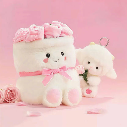 Baby Bottle Bow Plush Toy