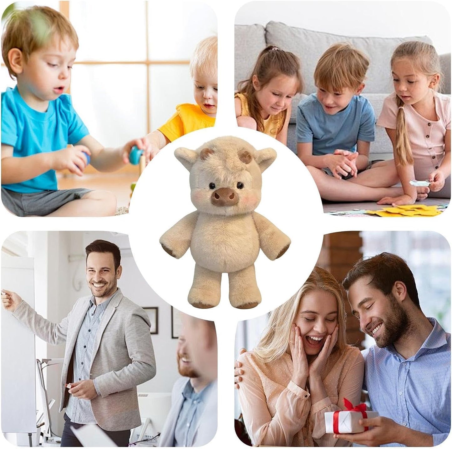 Running Highland Cow Plush Toy
