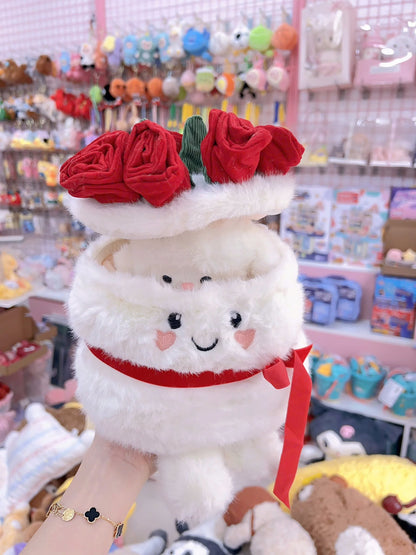 Baby Bottle Bow Plush Toy