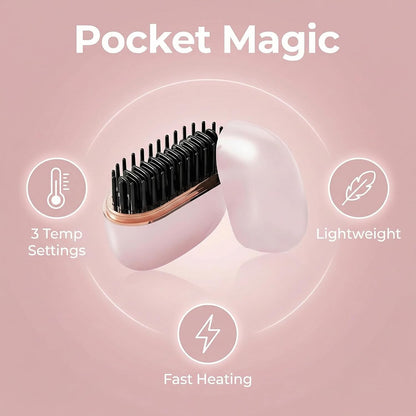2-in-1 Cordless Hair Straightener Comb