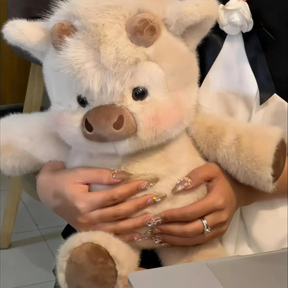 Running Highland Cow Plush Toy