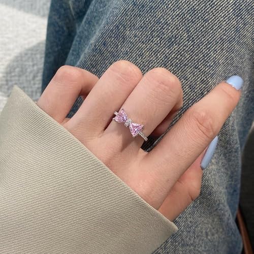 Pink Bow Ring
