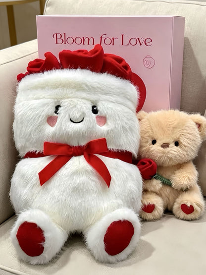 Baby Bottle Bow Plush Toy