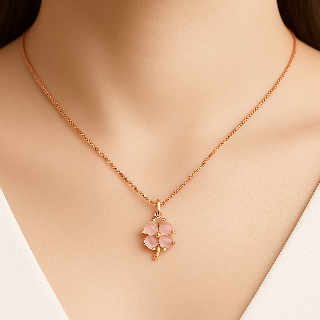 The Rosaline Clover Chain Necklace