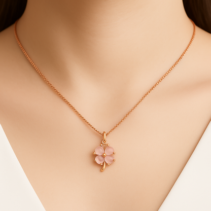 The Rosaline Clover Chain Necklace