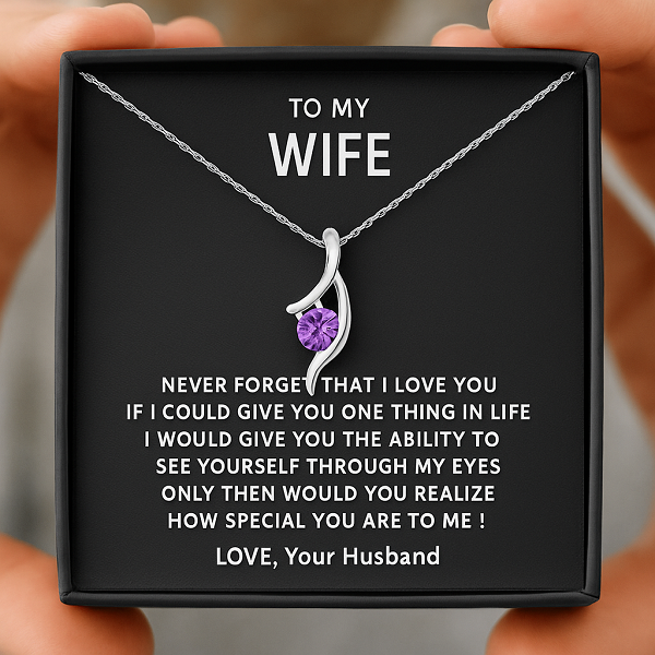 Curve Pendant Necklace | Elvorah