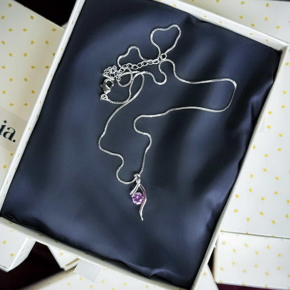 Curve Pendant Necklace | Elvorah