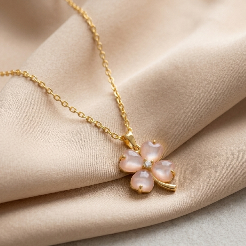 The Rosaline Clover Chain Necklace