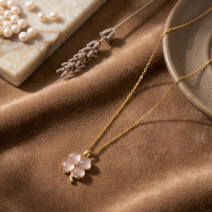 The Rosaline Clover Chain Necklace