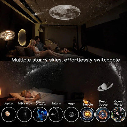 LED Galaxy Ceiling Projector – Starry Night Light
