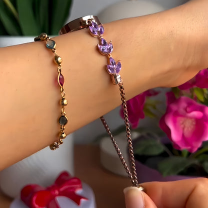 Princess Rapunzel Crystal Bracelet Watch for Girls